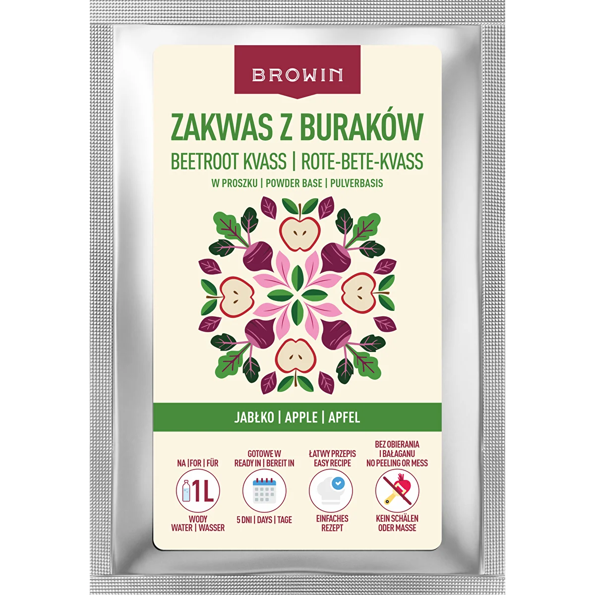 Biešu ieraugs pulverī ar ābolu, 36 g