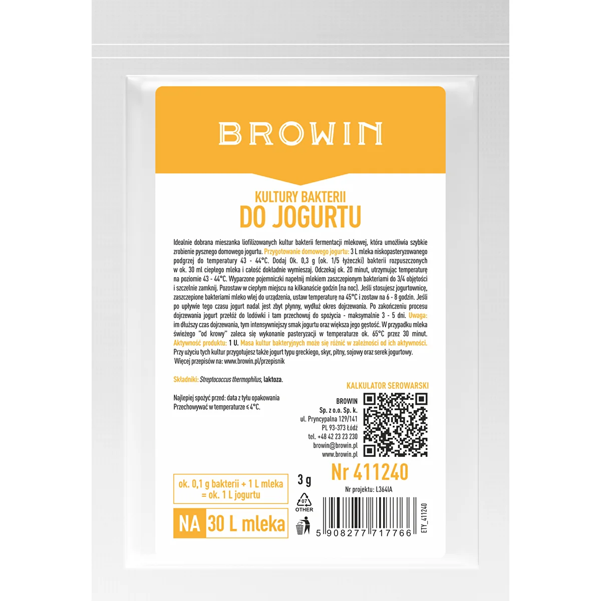 Jogurta starterkultūras