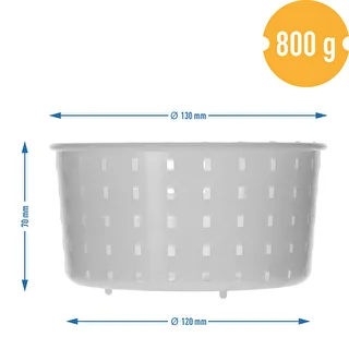 Apaļa siera forma Ø 13 x 7 cm līdz 800 g – photo 7