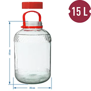 Burka 15 L ar plastmasas vāku – photo 6