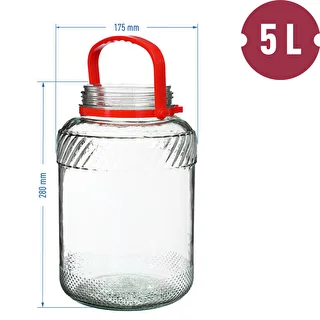 Burka 5 l ar plastmasas vāku – photo 6