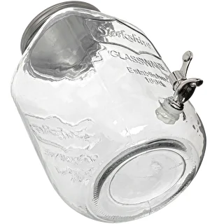 Burka limonādei ar krāniņu - stikla, 4 L – photo 3