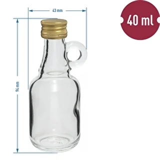 Pudele Galonik 40 ml ar vāciņiem, 10 gab. – photo 4