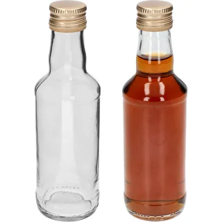 Klasiskā degvīna pudele 200 ml ar zelta skrūvējamo korķi fi 28, 1 gab. – photo 3
