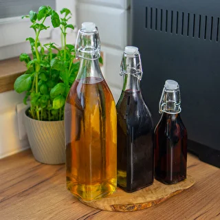 Hermētiski noslēdzama kvadrātveida pudele 250 ml – photo 5