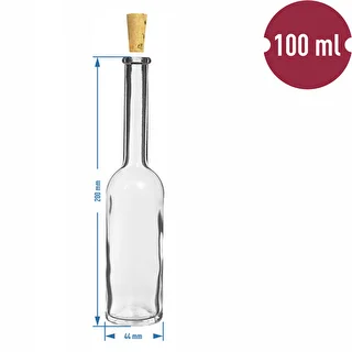 Pudele uzlējumam 100 ml 6 gab.+ 6 korķu – photo 8