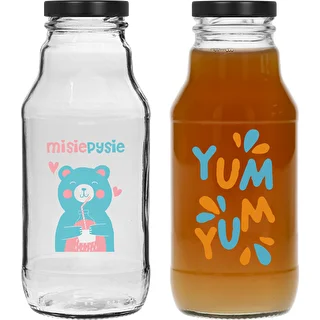 Pudele twist off 330 ml ar fi43 vāciņu un krāsainu apdruku - 6 gab. – photo 5
