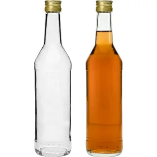 Pudele 500 ml degvīnam, taisna, ar skrūvējamiem korķiem – 8 gab. – photo 6