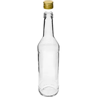 Pudele 500 ml degvīnam, taisna, ar skrūvējamiem korķiem – 8 gab. – photo 5
