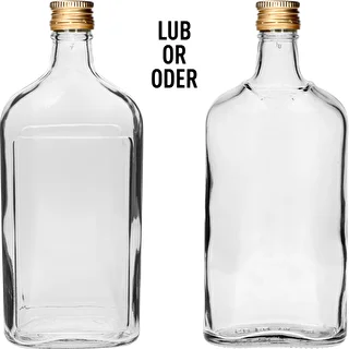 Plakanā pudele 500 ml ar skrūvējamu vāciņu, 6 gab. – photo 2