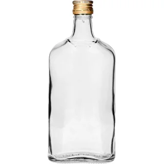 Plakanā pudele 500 ml ar skrūvējamu vāciņu, 6 gab. – photo 5