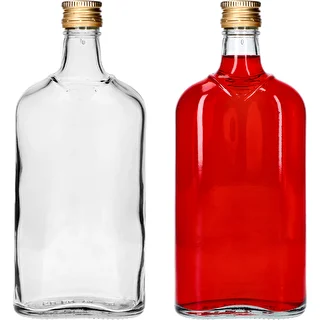 Plakanā pudele 500 ml ar skrūvējamu vāciņu, 6 gab. – photo 7