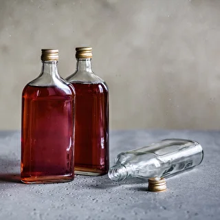 Plakanā pudele 500 ml ar skrūvējamu vāciņu, 6 gab. – photo 12