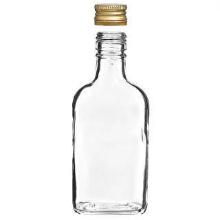 Pudele liķieriem kabatkolba ar skrūvējamu vāciņu 200 ml, 10 gab. – photo 3