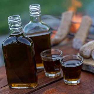 Pudele liķieriem kabatkolba ar skrūvējamu vāciņu 200 ml, 10 gab. – photo 8
