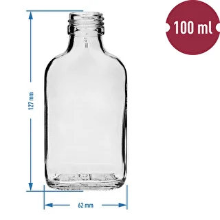 Kabatas tipa pudele uzlējumiem 100 ml, 10 gab. – photo 4