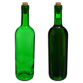 Vīna pudele 0,75 L, zaļa - iepakojumā 8 gab. – photo 5