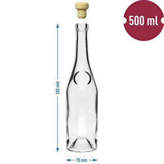 Herbowa pudele 500 ml ar korķi-sēnīti, 1 gab. – photo 6