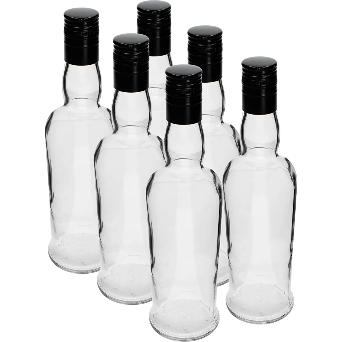 Kapteiņa pudele 500 ml ar skrūvējamu korķi - 6 gab.