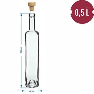 Pudele Marina 500 ml ar korķi, 1 gab. – photo 4