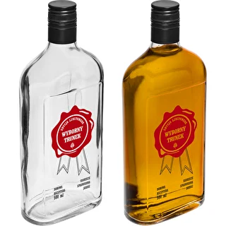 Pudele 500 ml ar vāciņu, uzdruka “Wyborny Trunek”, 1 gab. – photo 5