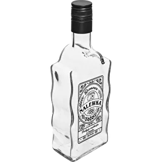 Klasztorna pudele 500 ml ar skrūvējamu korķi, apdruka „Nalewka”, 1 gab.