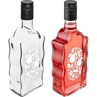 Pudele Klasztorna 500 ml ar skrūvējamo korķi un apdruku „Augļi”, 1. dizains – photo 4