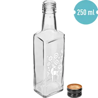 Pudele Receptura, 250 ml ar vāciņu – Ziemassvētku ziemeļbriedis – photo 4