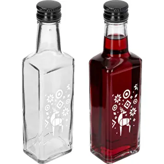 Pudele Receptura, 250 ml ar vāciņu – Ziemassvētku ziemeļbriedis – photo 3