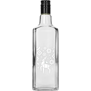 Tynktura pudele, 500 ml ar vāciņu – Ziemassvētku ziemeļbriedis – photo 1