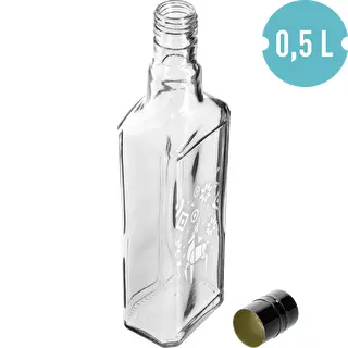 Tynktura pudele, 500 ml ar vāciņu – Ziemassvētku ziemeļbriedis – photo 4