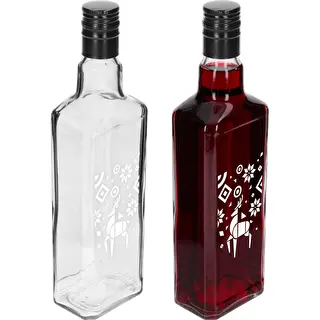 Tynktura pudele, 500 ml ar vāciņu – Ziemassvētku ziemeļbriedis – photo 3