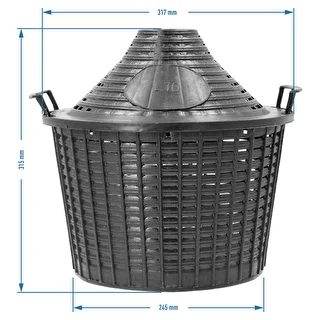 Damadžāna vīnam 10 L plastmasas grozā – photo 6