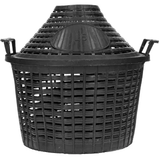 Vīna damadžāns 5 l plastmasas grozā – photo 5