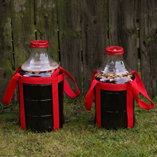 Vīna demižons, viegls, neplīstošs, ar siksnām, 15 L – photo 11