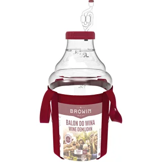 Vīna demižons, viegls, neplīstošs, ar siksnām, 15 L – photo 3