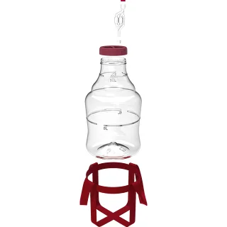 Demižons vīnam, viegls, nesaplīstošs, ar nesšanas siksnām, 10 l – photo 2