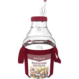 Demižons vīnam, viegls, nesaplīstošs, ar nesšanas siksnām, 10 l – photo 3