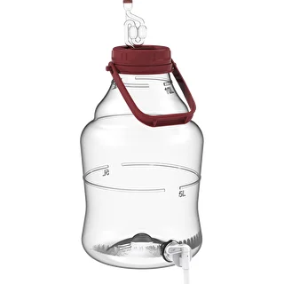 10 L demižons ar rokturi un krāniņu – photo 3