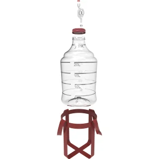 Vīna demižons, viegls, neplīstošs, ar siksnām, 25 L – photo 3