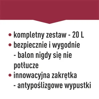 Vīna demižons, viegls, neplīstošs, ar nesšanas siksnām, 20 L – photo 22