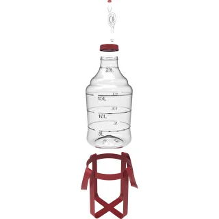 Vīna demižons, viegls, neplīstošs, ar nesšanas siksnām, 20 L – photo 2