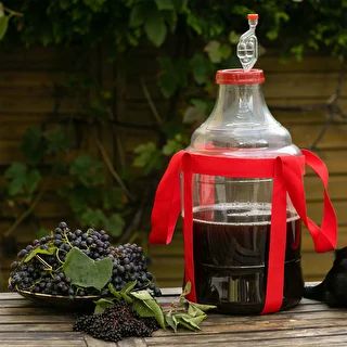 Vīna demižons, viegls, neplīstošs, ar nesšanas siksnām, 20 L – photo 8