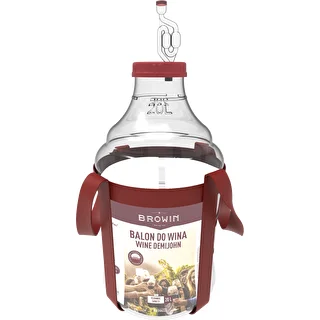Vīna demižons, viegls, neplīstošs, ar nesšanas siksnām, 20 L – photo 3