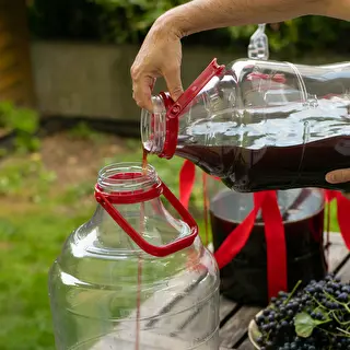 Viegls, nesaplīstošs vīna balons ar rokturi, 10 l – photo 9