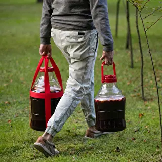 Demižons vīnam, viegls, nesaplīstošs, ar nesšanas siksnām, 10 l – photo 10