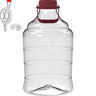 Viegls, nesasitams vīna balons ar rokturi, 25 L – photo 2