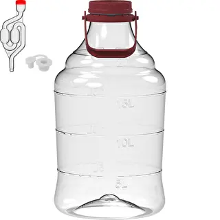 Viegls, neplīstošs vīna balons ar rokturi, 20 L – photo 2