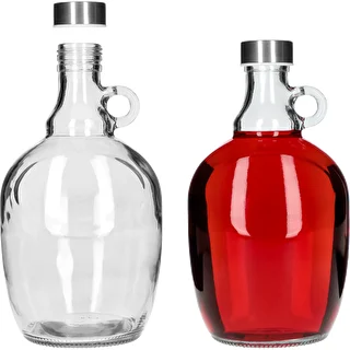 Demižons Dama 1,5 l, ar metāla skrūvējamo vāciņu Ø 43 mm un rokturi – photo 3