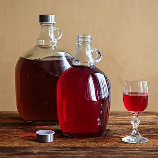 Demižons Dama 1,5 l, ar metāla skrūvējamo vāciņu Ø 43 mm un rokturi – photo 6